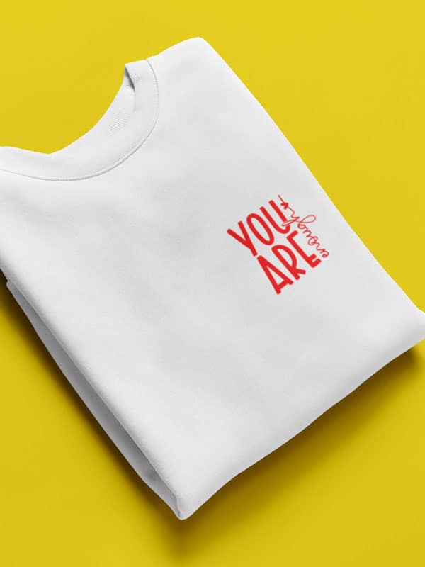you are enought sweater minimalist online kopen