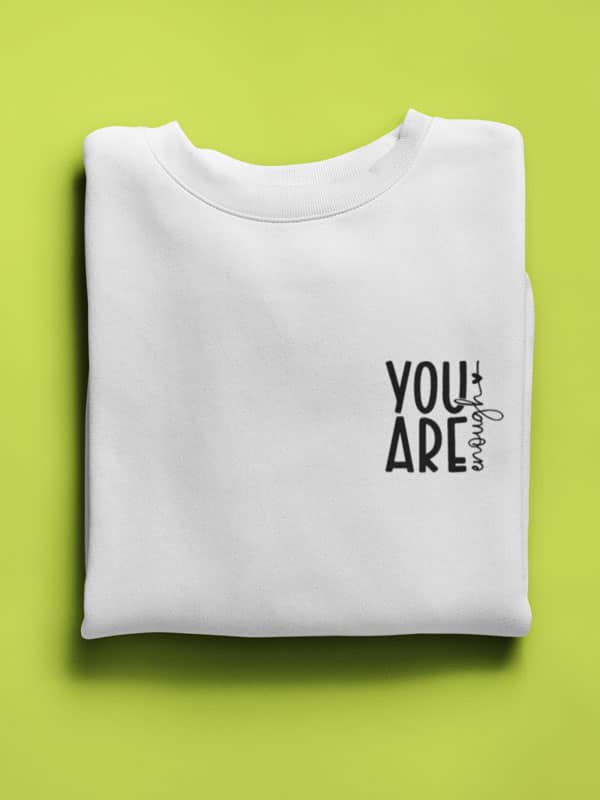 you are enought trui minimalist online kopen