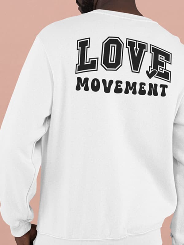 Love Movement Sweater Achterkant